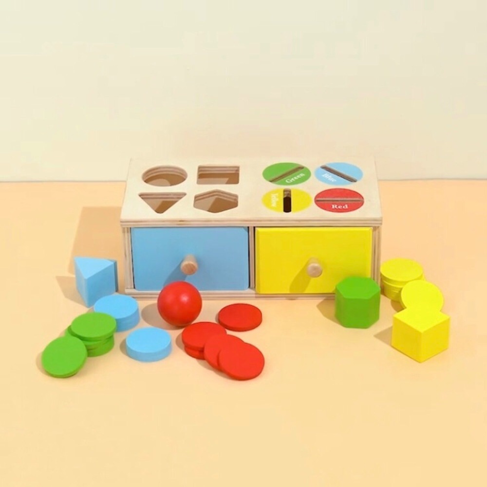 Montessori Wooden Drawer Boxes for Kids Boys & Girls Preschool Teaching Aids.